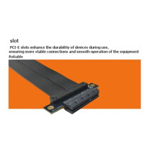 PCI-E Riser PCI E 4X Kabel PCI Express Riserkaart PCIe X4 Naar X8 X16 4.0 GEN4 Verlengkabel Uitbreiding 20cm