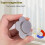 8Pcs Magnetic Weights, Stainless Steel Tablecloth Clips, Heavy Duty Windproof Outdoor Tablecloth Holders 6