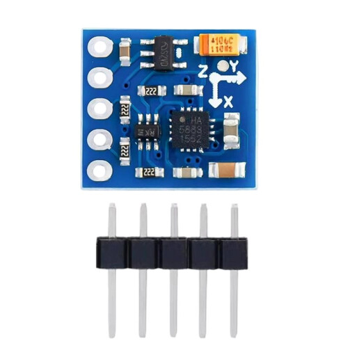 3Pcs GY-271 QMC5883L Electronic Compass Module Three-Axis Magnetic Sensor Board I2C Interface 3-Axis Magnetomete