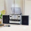 Steepletone Steepletone Boston 5 in 1 Music Centre Bluetooth Record Player CD Cassette Black 8