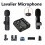 Lavalier Microphone Wireless 3.5mm Omnidirectional Condenser Mic Megaphones for Camera Speaker Phone Record Live Stream 2