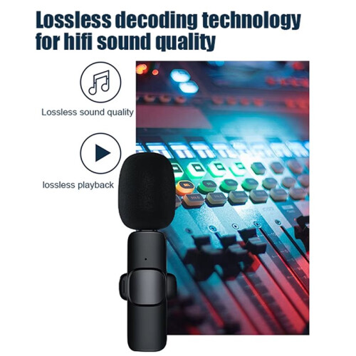 Lavalier Microphone Wireless 3.5mm Omnidirectional Condenser Mic Megaphones for Camera Speaker Phone Record Live Stream 2