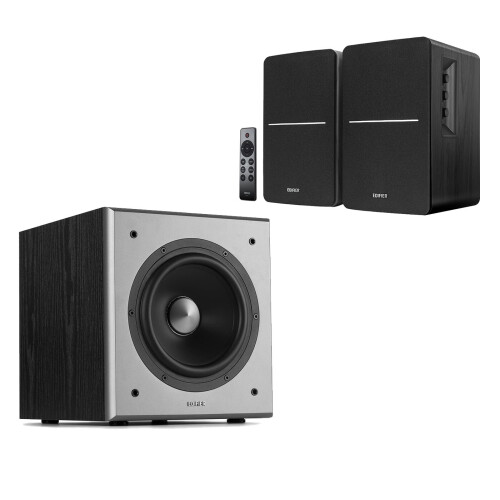 Edifier Edifier R1280DBs and T5 Subwoofer Active Speakers System Bluetooth PC/TV Black
