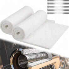 Tappetino Isolante per Marmitta con Fascette, Fascia Isolante per Scarico per Moto, ATV e Moto da A 2 e 4 Tempi.