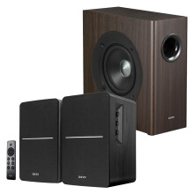 Edifier T5s 8 Powered Active Brown Subwoofer R1280DBs Active Bluetooth Speakers