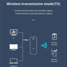 Wireless 6.0 Adapter Audio Receiver Transmitter Handfree Call 3.5mm AUX Jack USB Dongle for TV PC Car Airplane