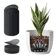 100 Mesh Screen for Planter Pots, Pot Grid Mats Pads, Plant Drainage Insert, Bonsai Bottom Mesh for Soil Loss Prevention