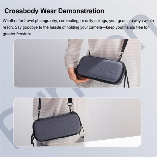 Camera Storage Bag for  Osmo Pocket 4Pro Standard EVA Hard Shell Case with Strap