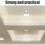 Round Air Conditioning Outlet Vent Diffuser with Mesh Ceiling Flush Mount Central Air Vent Cover for Home Hvac 100mm 7