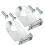 2 Pieces Watermelon Light Bracket Mirror Polished 90 Degree Light Bracket 6