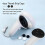 Thumbsticks Replacement for Meta  Quest 2/Pro Quest 3 Controller, Analog Joystick Thumb Sticks Repair Buttons Kit 4