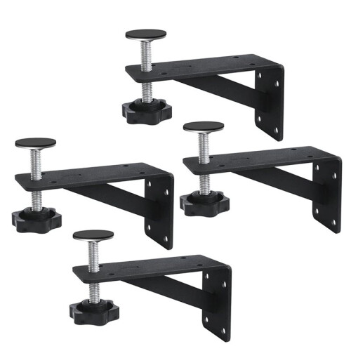 4 Pcs Undermount Sink Brackets Undermount Sink Support for Narrow Cabinet, Kitchen,Effectively Share Sink Weight 1