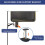 4 Pcs Undermount Sink Brackets Undermount Sink Support for Narrow Cabinet, Kitchen,Effectively Share Sink Weight 4
