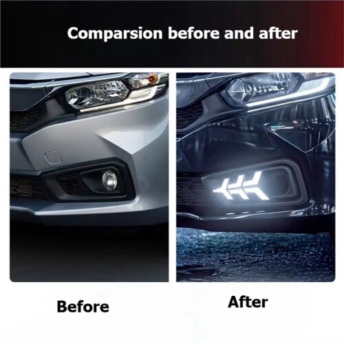 LED-Tagfahrlicht für  Amaze 2018 2019, Dynamische Blinker, Nebelscheinwerfer-Zubehör 2