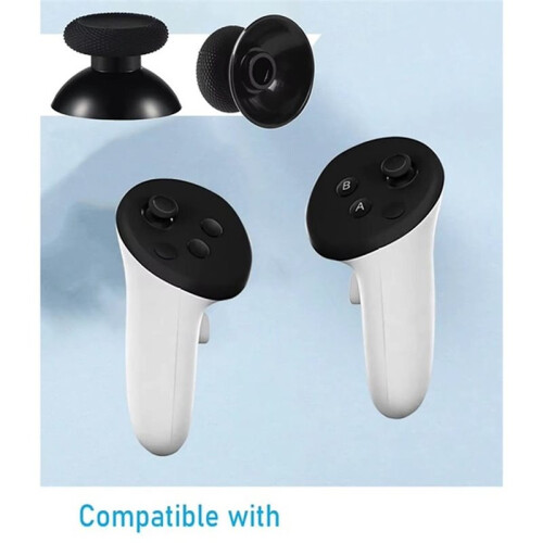 Thumbsticks Replacement for Meta  Quest 2/Pro Quest 3 Controller, Analog Joystick Thumb Sticks Repair Buttons Kit 2