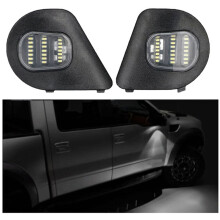 2-Piece Rearview Mirror LED Turn Signals and Ouddle Lights for  Ram 1500 3500 Models 2010-2019
