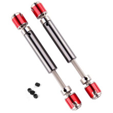 2Pcs Metal Transmission Drive Shaft Suit Fit for Axial SCX10 D90 1/10 RC Crawler Car Spare Parts Drive Shaft