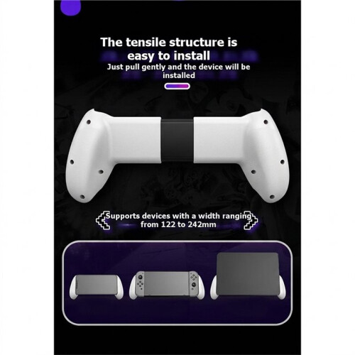 Ergonomic Handheld Holder for  Console Hand Grip Case for  Comfortable Game Accessories Handle Stand