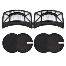 HEPA-Filter-Ersatz für CleanView 2486, 2487, 2488, 2490 Staubsauger, 2 HEPA-Filter + 2 Schaumstoff- und Filzfilter