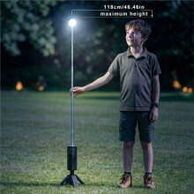 20000mAh Telescopische Campinglamp Oplaadbare Buitenlamp Vislantaarn Dimbaar Nacht Sfeerverlichting Noodlamp