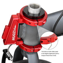 MUQZI Bicycle Front Bag Carrier Mount Adapter for Birdy Dahon SP8 412 Folding Bike Front Bag Holder Cycling Parts