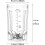 Replacement Cup for  Blast Max Portable Blender BC251, 22oz Crystal-Clear and Shatter-Resistant. 22oz Cup 8