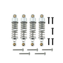 RC Car Upgrade Adjustable Hydraulic Kit for MJX 1/18 H18P RC Car Accessories Silver