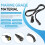 010-12770-00 Adapter Cable for  Engine Bus, for  J1939 Equipped GPSMAP Chartplotters (3FT, Waterproof) 6
