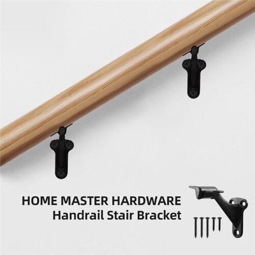 Safe Load Capacity, Stainless Material, Wall Mount Design, Hand Rail Brackets for Indoor Stairs, Anti-Rust 2