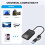 M2 Easy Drive Cable M.2 SSD Adapter Easy-Drive Cable NVME/ Dual-Protocol M.2 ToType-C+USB3.0 10Gbps SSD Adapter 5