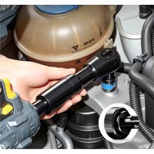 1/2 Inch Drive 72 Tooth Ratchet Wrench , Short Angle High Torque Narrow Space Air Impact Adapter for Motorcycle Auto