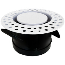 Round Air Conditioning Outlet Vent Diffuser with Mesh Ceiling Flush Mount Central Air Vent Cover for Home Hvac 100mm
