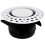 Round Air Conditioning Outlet Vent Diffuser with Mesh Ceiling Flush Mount Central Air Vent Cover for Home Hvac 100mm 2