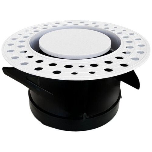 Round Air Conditioning Outlet Vent Diffuser with Mesh Ceiling Flush Mount Central Air Vent Cover for Home Hvac 100mm 1