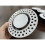 Round Air Conditioning Outlet Vent Diffuser with Mesh Ceiling Flush Mount Central Air Vent Cover for Home Hvac 100mm 3
