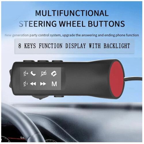 Car Steering Wheel Button Control Universal Navigation Android Radio Wired 8 Keys Multi-Functional SWC Remote Controller 2
