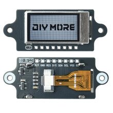 Lot de 5 Modules D'Affichage OLED 0,5 Pouce avec Circuit Intégré de Commande ST7312 pour Projets Électroniques DIY