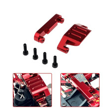 Kit de Fixation de Carrosserie Avant et Arrière pour Voiture RC pour Mjx 1/16 16218 16208 - Accessoires de Mise à Niveau - Rouge