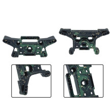 RC Car Upgrade Front and Rear Mounts Kit for MJX 1/10 10210 10208 V2 Version RC Car Accessories Green
