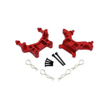 Kit de Supports de Suspension Avant et Arrière pour Voiture RC pour Mjx 1/16 16212 16209 16210 - Accessoires pour Voiture RC - Rouge