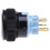 22mm Self-Locking Push Button  with Red LED Indicator for Emergency Warning & Flash Light Control 6
