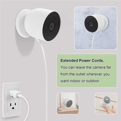 Power Cord for  Nest Cam (Battery) Only,  Charging Cable