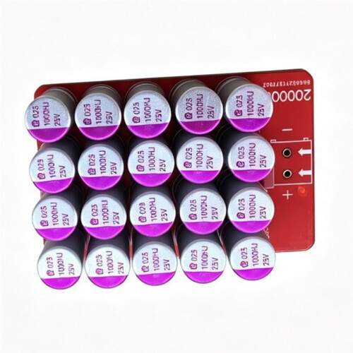 Solid State Filter Pool Capacitorr Array for Raspberry Pi, for Low ESR WIMA, Car Audio Modification