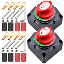275A Battery Disconnect 12V-48V, Battery Cut-Off /Off for Marine Boat Car RV Truck Vehicles
