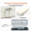 For  Pocket 4P Storage Bag Hard Shell Protective Case Travel Organizer with Shoulder Strap B 8