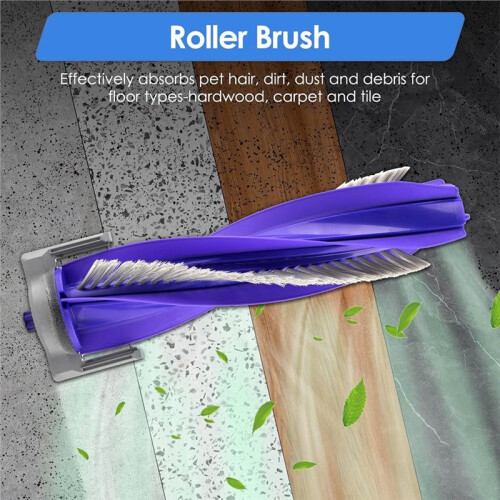 12cps Accessories for  Flow 2 , Roller/Side Brush, Bag, Mop Robot Vacuum Cleaner Replacement 2