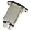 AC 250V 10A IEC 320 C14 Male Plug 3 Pins Black PCB Panel Power Socket Connector EMI Filter 6