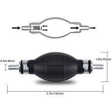 5/16" Tubing + 8mm Manual Oil Siphon Pump - Oil Extraction Tool for Motorcycles, Cars, and Boats