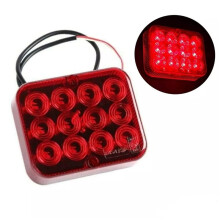 12V 24V 12 LED Achterlichten Mistlampen Rijlichten voor Veiligheidswaarschuwing en Remstopindicator