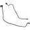 LR006165 LR019341 2PCS Hose Set Engine to Expansion Tank Overflow for  LR2 2